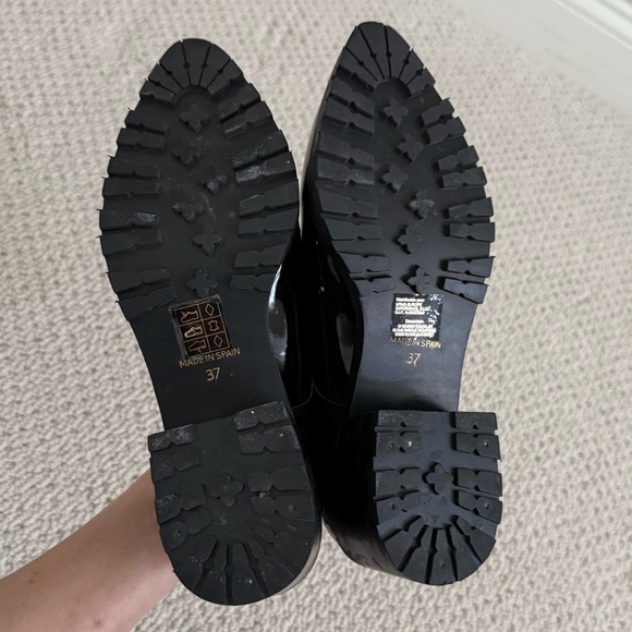 Anthro Sixtyseven Patent Leather Lace Up Shoes - Picture 7 of 9